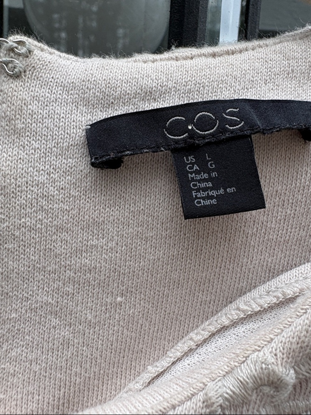 COS Neutral Textured Knit Top - Picture 3 of 7